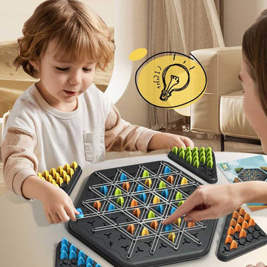 Max | Educatief Driehoek Ketting Spel voor Kinderen van 5 Jaar en Oudere, Voor 2-4 Spelers, Stimulans voor Logisch Denken 0